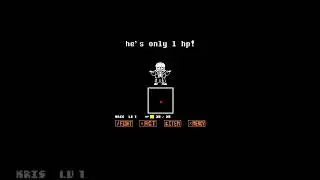 he's only 1 hp!