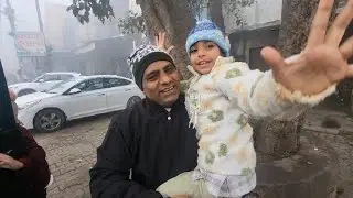 bade papa se mil kr nandini ki khushi 😀