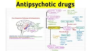 Antipsychotic drugs || Pharmacology, Mechanism of action