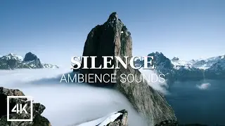 Pink Noise Mountain Wind 4K | Cold Soothing Howling Ambience | Norway