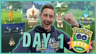 SHINY KARRABLAST ON DAY 1 OF POK&Eacute;MON GO FEST 2022 WITH @IanWaterfall & @Masterful27 (Highlights)