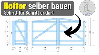 GEHT DAS??🤔 | Hoftor selber bauen (Teil 1) | Bauanleitung