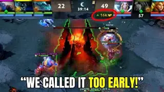 dota 2 moments but the casters cant stop jinxing the game