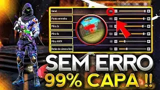MELHOR SENSIBILIDADE PARA DAR 99% CAPA EM QUALQUER CELULAR!! FREE FIRE