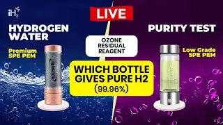 Hydrogen water purity test (Ozone reagent test) - Which hydrogen bottle gives pure hydrogen water