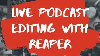 Podcast editing with Reaper and demonstration of custom action