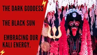 The Dark Goddess❤️&zwj;🔥 The Black sun- embracing our KALI energy.💥