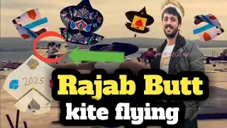 RAJAB BUTT kite flying|| Lahore Basant 2010|| Rajab family patang bazi video