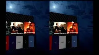 Qi Cardboard VR Netflix demo using head tracking for selection and navigation