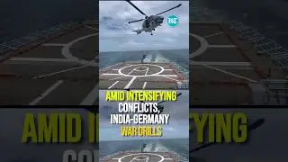 Indian Warship's Drill With German Navy Amid Iran-Israel War Fear, Ukraine Conflict | INS Tabar