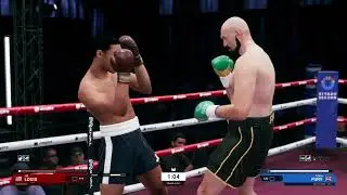 Joe Louis socks out Tyson Fury #undisputedboxinggame #