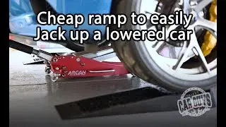 How to Jack Up a Lowered Car: Discount Ramps