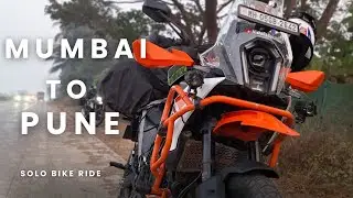 Mumbai to Pune Solo Ride | KTM 390 Adventure X Plus | Meeting My Ex-Office Colleague