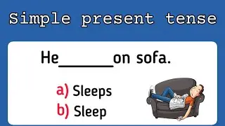Simple Present Tense Grammar Quiz For Beginners | If you get 20/20 your English is great 
