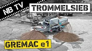 GREMAC e1 Mobile Trommelsiebanlage | Sieben von Erde