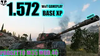 PROGETTO M35 MOD. 46 MADNESS  1.572 BASE XP - WoT Replays