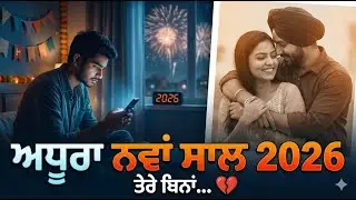 ( Unfinished New Year ਅਧੂਰਾ ਨਵਾਂ ਸਾਲ) Punjabi Sad Song , Happy New Year , Nadeem Recorder