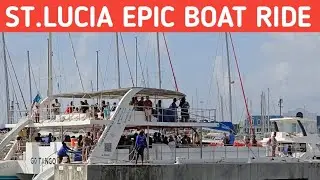 ST.LUCIA BOAT RIDE 2023 ( We Had Fun! )