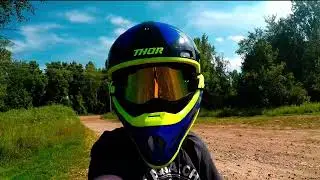 Coleman RB200 Mini Bike Off Roading / The Mounds ORV Park in Michigan