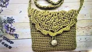 😍LIVE! PURSE BY MARICITA #crocheted #knitted #sweater #bolero #band #crochet #h&auml;keln #stricken