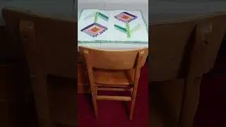 Quilt As You Go extra large hot pad for under casserole / serving dishes flowers for spring / summer