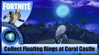 Fortnite - Collect Floating Rings at Coral Castle - Week 5 Challenges Season 4 Chapter 2