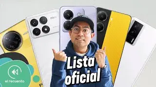 LISTA OFICIAL de POCO para actualizar a HyperOS 3 | El Recuento