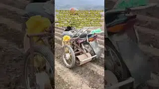 Motorized Farming: Watch This Modified Motorcycle Become a Precision Seeding Machine!
