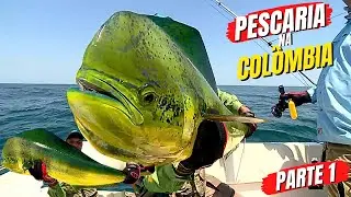 PESCARIA DE GIGANTES DOURADOS DO MAR | NO OCEANO PAC&Iacute;FICO | COSTA DA COL&Ocirc;MBIA