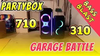JBL Partybox 710 🆚 310 Bluetooth-динамик 🔥 Быстрое сравнение звука в гараже при громкости 40% и 60%.