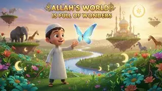 Allah&rsquo;s World Is Full of Wonders🌈 | Islamic Kids Song Without Music | Kids Nasheed #islamickids 