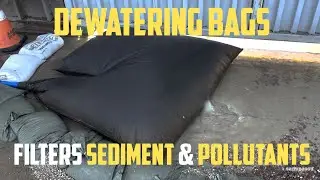 Optimal Water Filtration & Sediment  Removal with Dewatering Bags