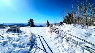 New Mexico Snow 10 Thousand Feet Up | Sandia Crest Peak & Ski Area | Snowman Family Doc Longs