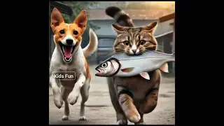Smart cat story |chalak beli|cat story|#kidsfun#kidsvedios#learninglsfun#shorts #cat