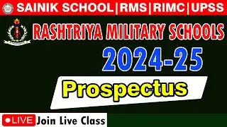 PROSPECTUS | SAINIK SCHOOL COACHING | Military School Coaching | Rimc Coaching