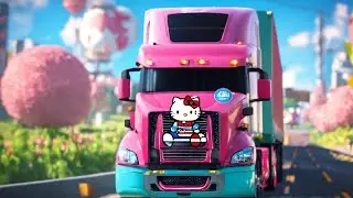 Kids cartoon Hello kitty girl makeup 💄💄🎯👑💎game