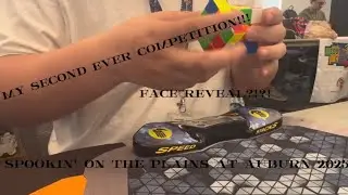 My second ever Cubing Competition!!! (Spooking on the Plains at Auburn 2025) {FACE REVEAL}