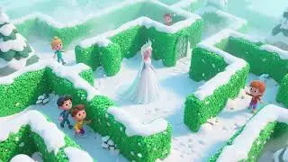 Secret Hedge Maze 4 🌿❄️ | Fun Frozen Sing-Along for Kids