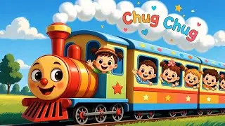 🚂 Train Chug Chug Karti Hui Aayi | Kids Cartoon Train Song 🎶 @minimagic-d1k