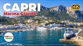 Marina Grande, Capri Walking Tour | Exploring Capri&rsquo;s Iconic Harbor - Italy in 4K