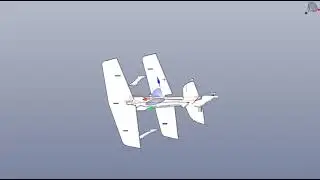 biplane exploded view drawing