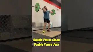Double Pause Clean + Double Pause Jerk (1+3): WEIGHTLIFTING101 Demo Video #weightlifting #olystrong