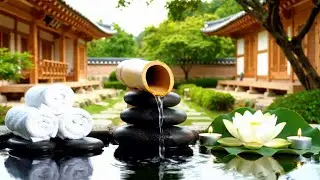 Peaceful Healing Music 🌿 Bamboo Water Sounds for Insomnia & Deep Rest