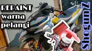 cat Vario 150 rainbow silver - cat kaleng Shogun Z - Sisil newborn