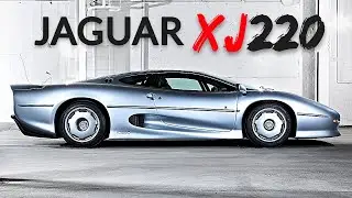 Jaguar XJ220 | История самого быстрого серийного автомобиля в мире 1992 года и факты из мира авто...