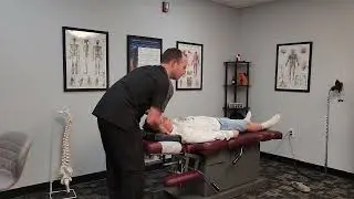 Dr  Dan doing a full spine #chiropractic #adjustment along with upper extremity adjustments