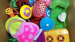 4Minutes Satisfying With Unboxing Hello Kitty Kitchen Set, Cutee Tiny Mini ASMR&lrm;🎒👜