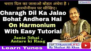 chirag dil ka jalao bahut andhera hai on harmonium-चिराग दिल का जलाओ बहुत अंधेरा है-shafat ali khan