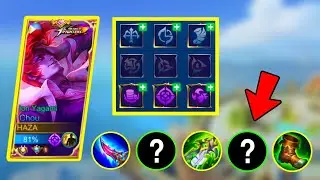 CHOU EMBLEM SET 2021 AND BUILD CHOU NEW META GAMEPLAY - MLBB