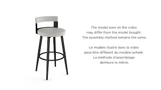 Amisco | Paramont Swivel Stool (44534-WE)